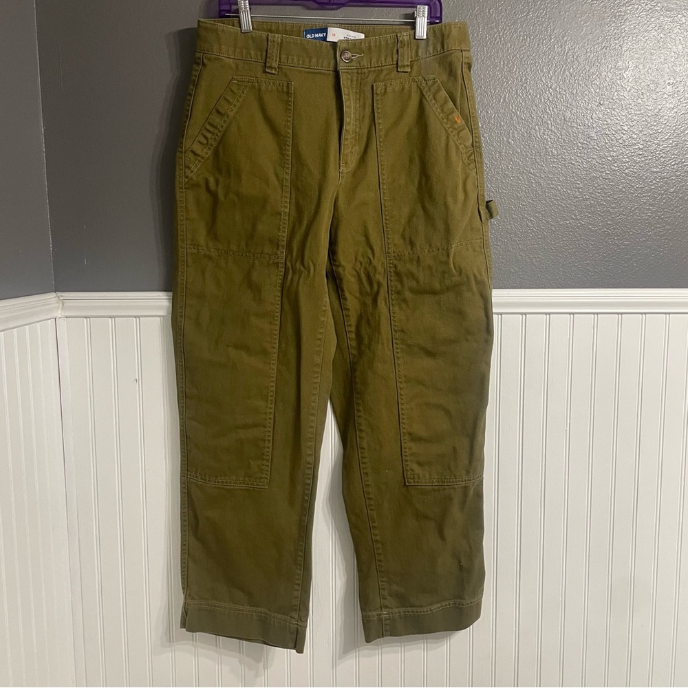 Old Navy Men's Green Cargo Pants